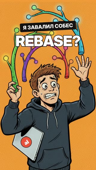 Я завалил собес: что делает git rebase (и почему он не затирает коммиты)